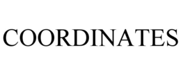 coordinates