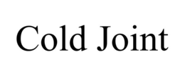cold joint