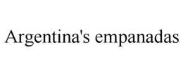 argentina's empanadas