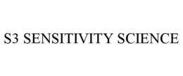 s3 sensitivity science