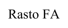 rasto fa