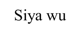 siya wu