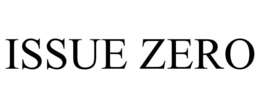 issue zero