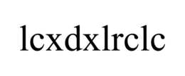 lcxdxlrclc