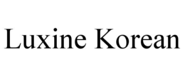 luxine korean