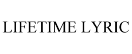 lifetime lyric