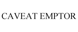 caveat emptor