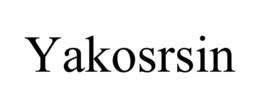 yakosrsin