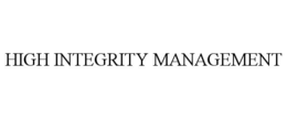 high integrity management
