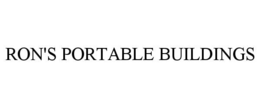 ron's portable buildings
