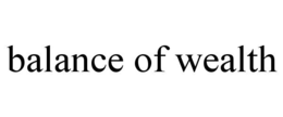 balance of wealth