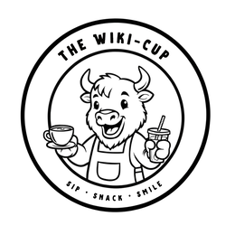 the wiki-cup sip · snack · smile