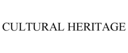 cultural heritage