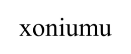 xoniumu