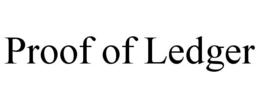 proof of ledger