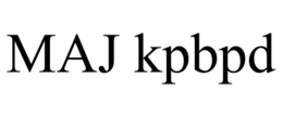 maj kpbpd