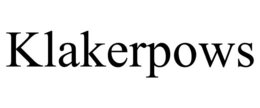 klakerpows