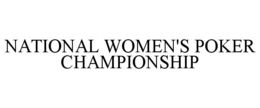 national women's poker championship