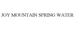 joy mountain spring water