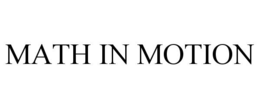 math in motion