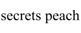 secrets peach