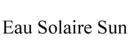 eau solaire sun