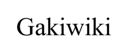 gakiwiki
