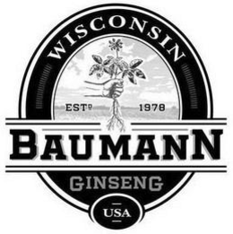 wisconsin estd 1978 baumann ginseng usa
