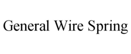 general wire spring