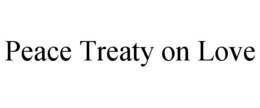 peace treaty on love