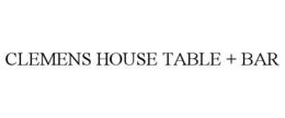 clemens house table + bar