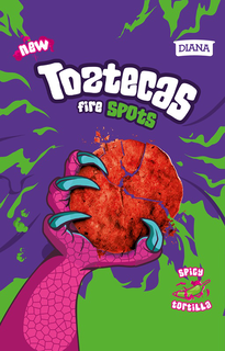 new diana toztecas fire spots spicy tortilla