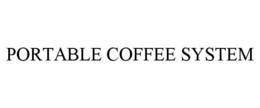 portable coffee system