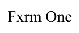 fxrm one