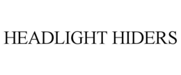 headlight hiders