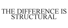 the difference is structural