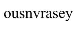 ousnvrasey