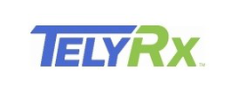 the word telyrx in sans serif font with tely in blue and rx in green