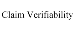 claim verifiability