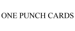 one punch cards