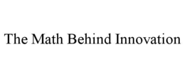 the math behind innovation