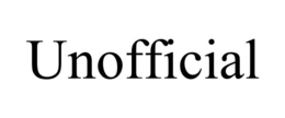 unofficial