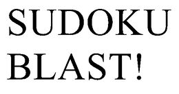 sudoku blast!