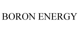 boron energy