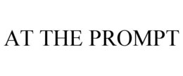 at the prompt
