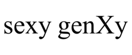 sexy genxy