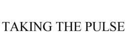 taking the pulse