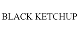 black ketchup