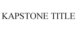kapstone title
