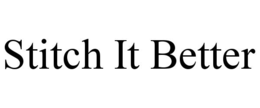 stitch it better